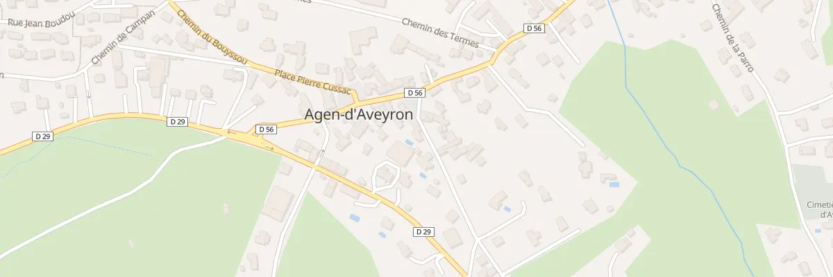 Plan du 2 Les Clauzades à Agen-d’Aveyron