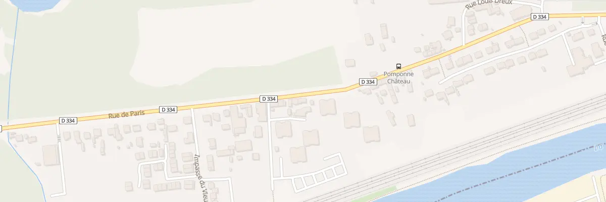 Plan du 21 Rue de Paris à Pomponne