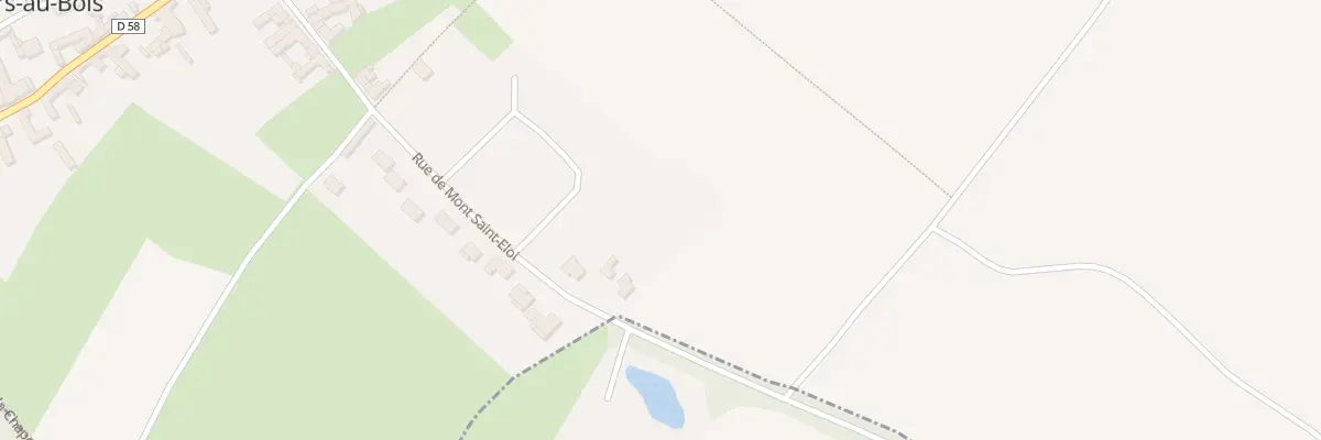 Plan du 11 Rue de Mont Saint Eloi à Villers-au-Bois
