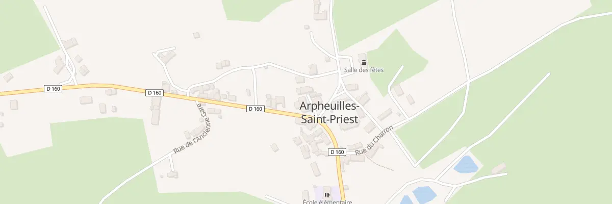 Plan du 23 Rue du Marche d’Antan à Arpheuilles-Saint-Priest