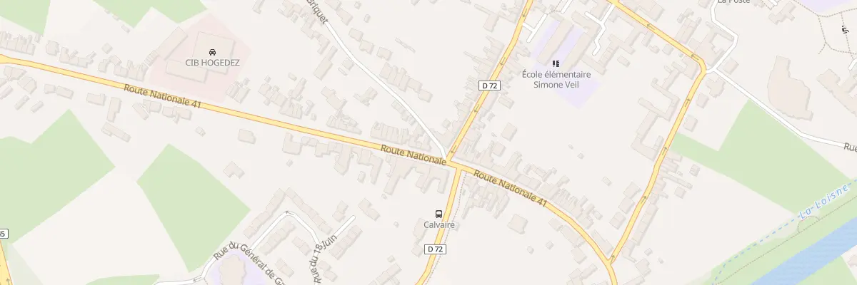 Plan du 82 Rte Nationale à Beuvry