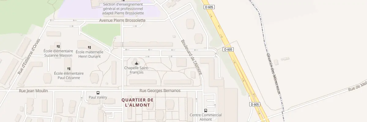 Plan du 41 Bd de l’Almont à Melun