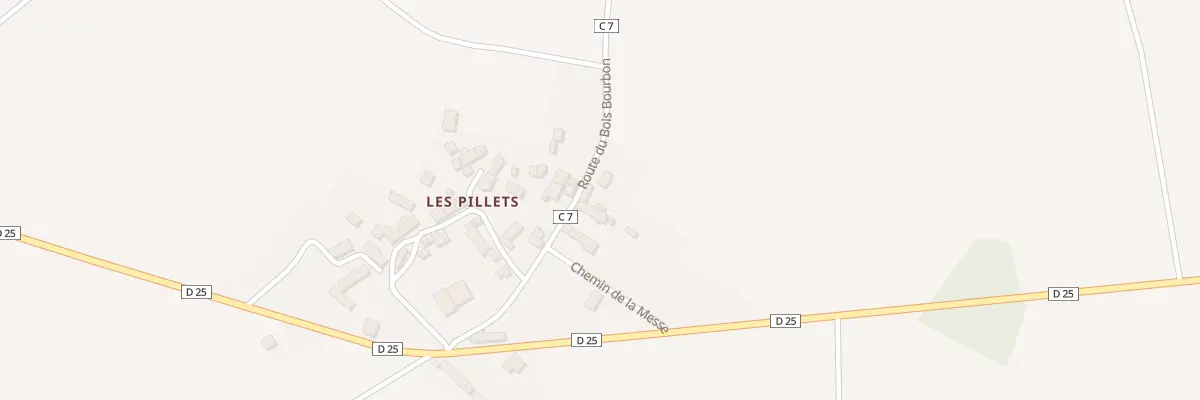 Plan du 10 Rte du Bois Bourbon à Azy