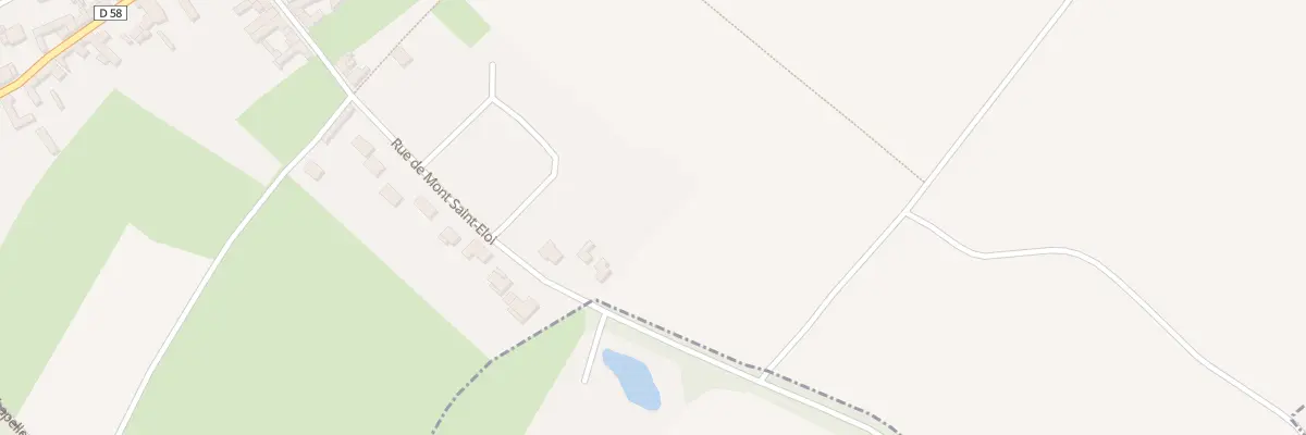 Plan du 13 Rue de Mont St Eloi à Villers-au-Bois