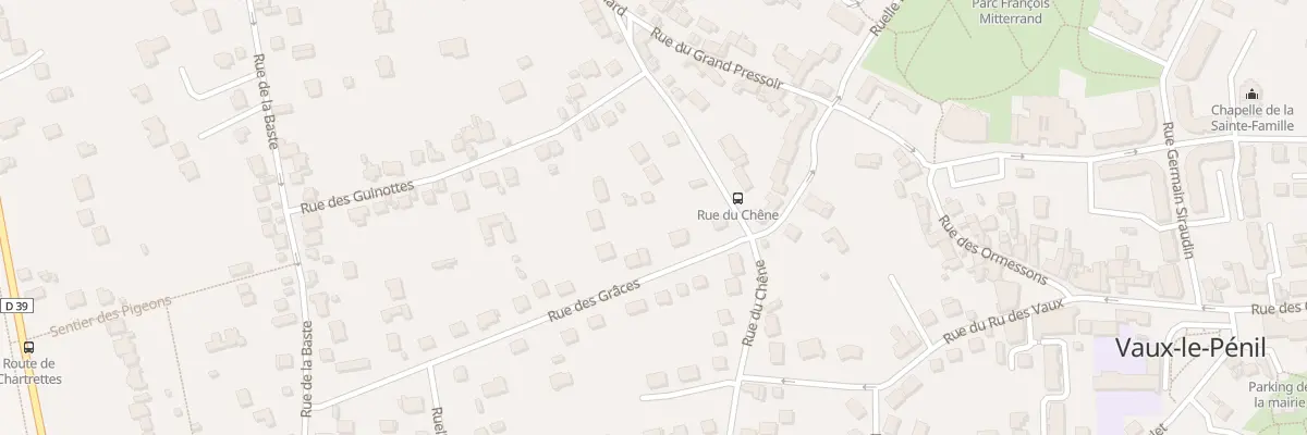 Plan du 19T Rue des Grâces à Vaux-le-Pénil