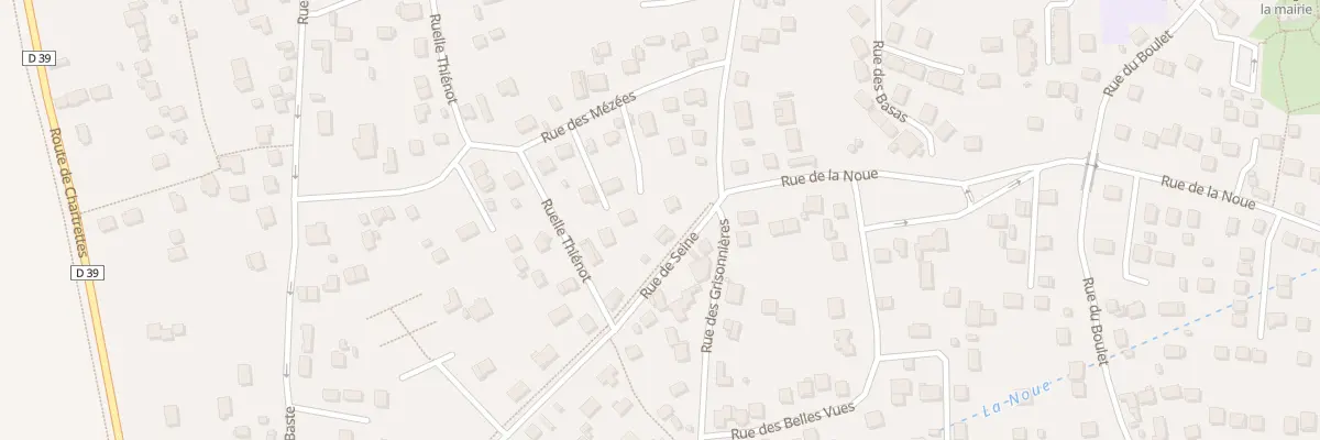 Plan du 487 Rue de Seine à Vaux-le-Pénil