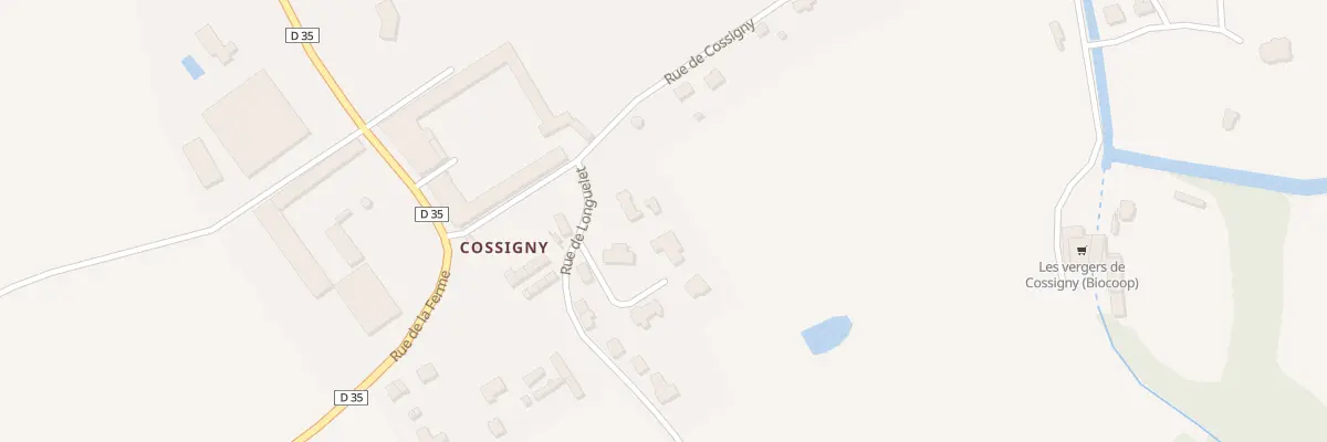 Plan du 1 Rue de Longuelet à Chevry-Cossigny