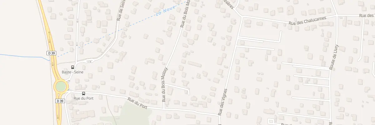 Plan du 217 Rue du Bois Moissy à Vaux-le-Pénil