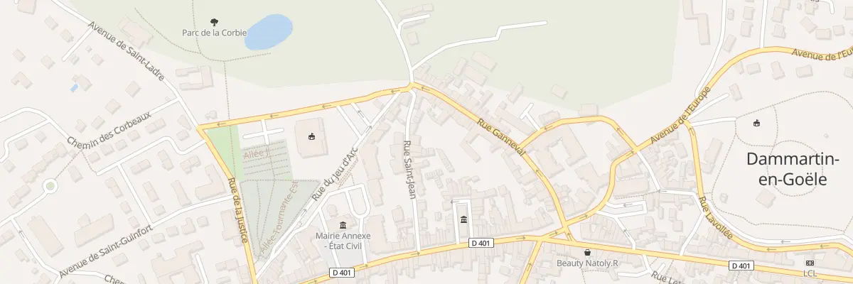 Plan du 12 Rue Saint-Jean à Dammartin-en-Goële