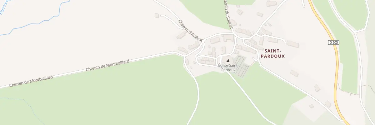 Plan du 5215 Saint Pardoux à La Tour-d’Auvergne
