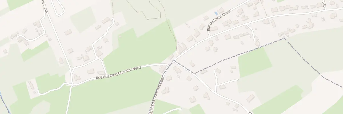 Plan du 1018 Rue de la Montagne à Boeschepe
