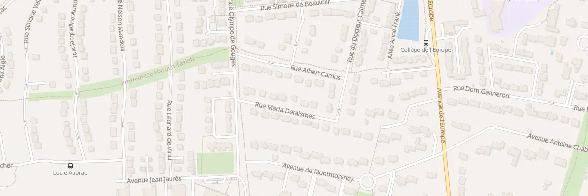 Plan du 12 Rue Maria Deraismes à Dammartin-en-Goële