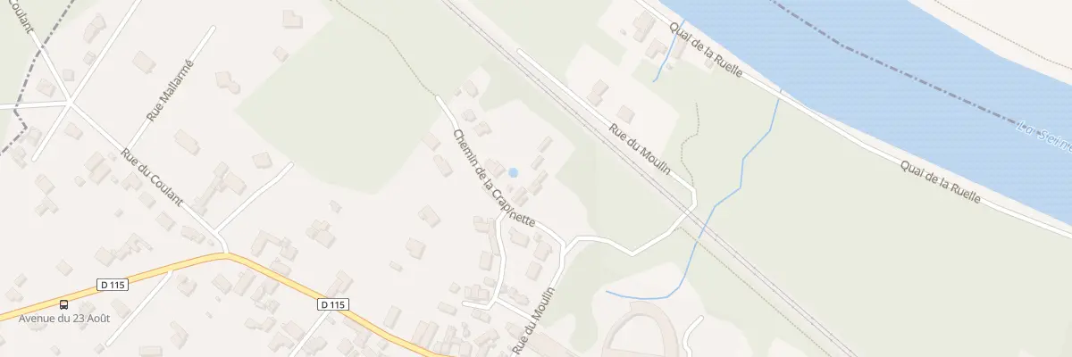 Plan de Sen de la Crapinette à Bois-le-Roi