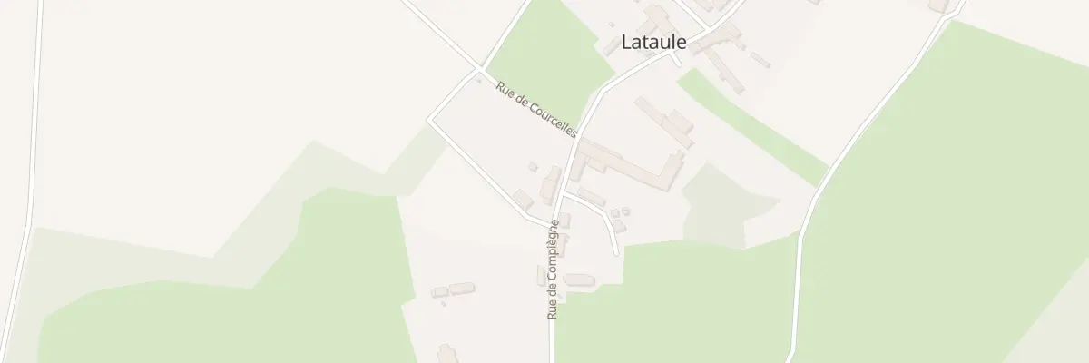 Plan du 162 Rue de Compiègne à Lataule