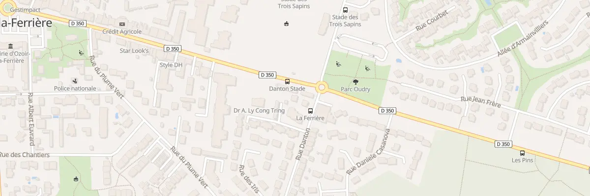 Plan du 2T Rue Danton à Ozoir-la-Ferrière