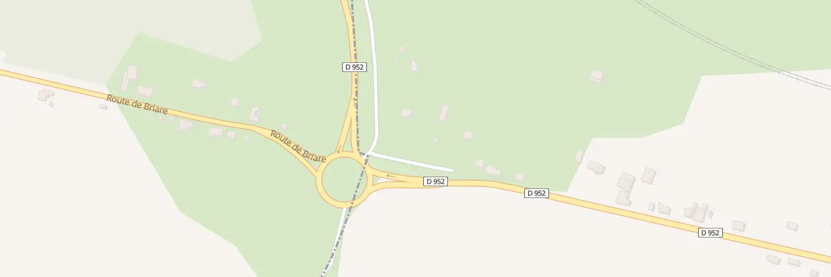 Plan du 1600 Rte de Gien à Briare