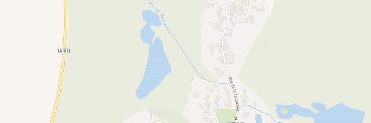 Plan du 25 Rue de la Faïencerie à Rubelles