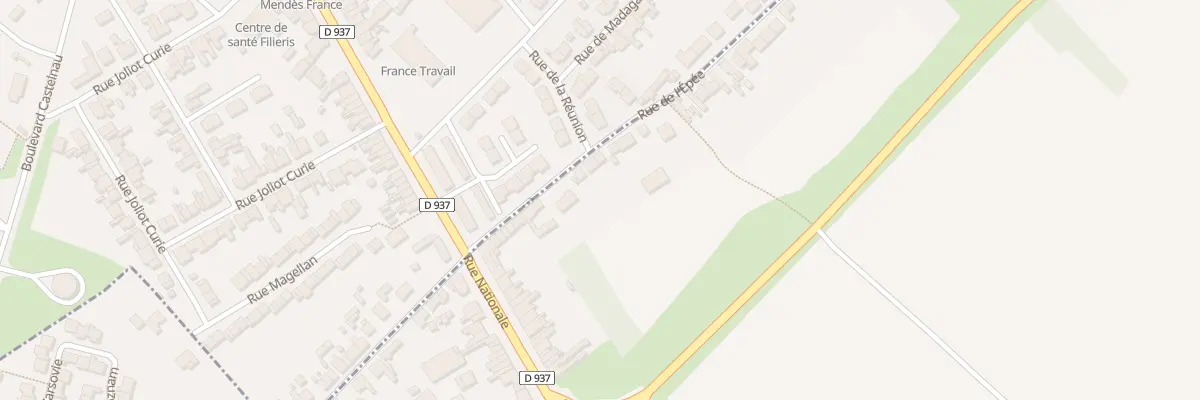 Plan du 18 Rue de l’Epée à Sains-en-Gohelle