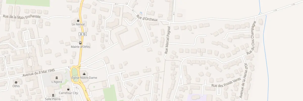 Plan du 7 Rue Leo Ferré à Othis
