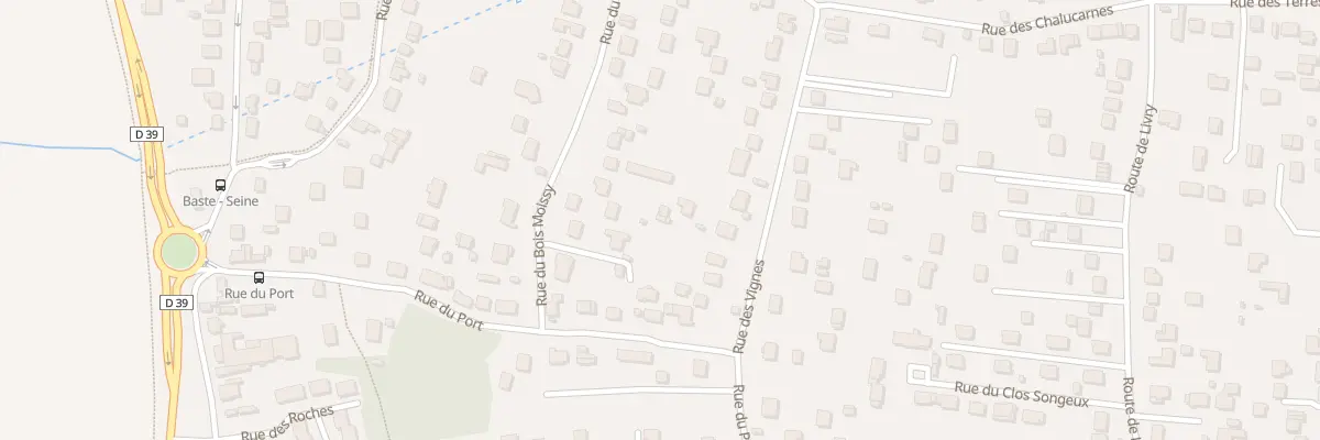 Plan du 184 Rue des Vignes à Vaux-le-Pénil