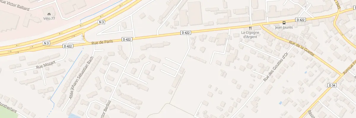 Plan du 16 Rue de Paris à Claye-Souilly