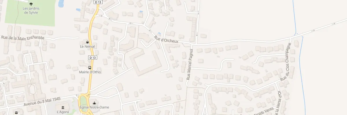 Plan du 1 Rue Leo Ferré à Othis
