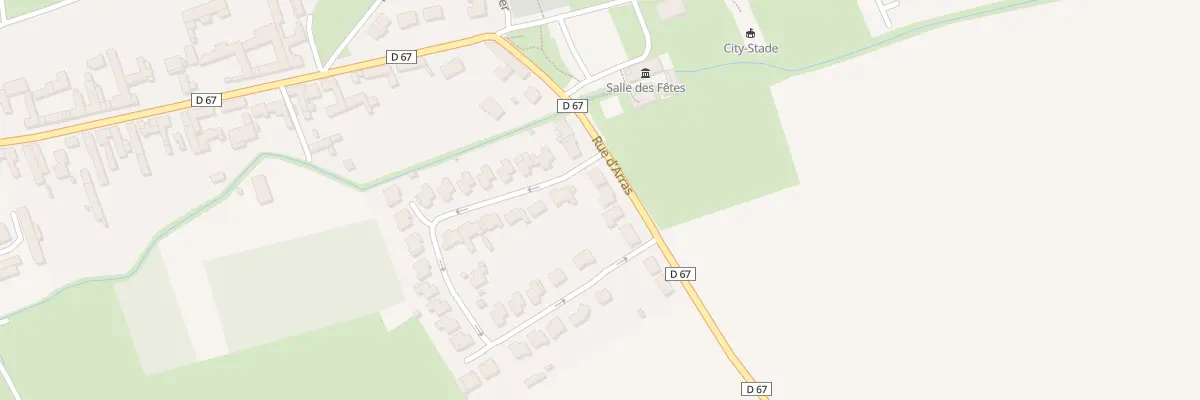 Plan du 60 Rue d’Arras à Berneville