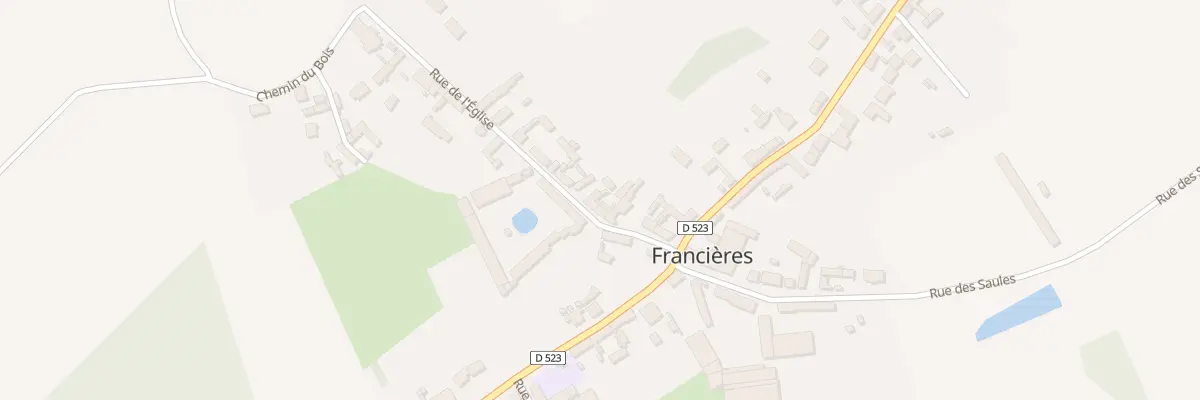 Plan du 7 Rue de l’Eglise à Francières