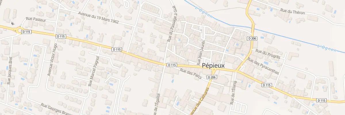 Plan du 31 Bd du Minervois à Pépieux