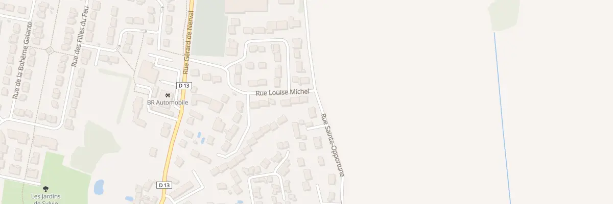 Plan du 20 Rue Louise Michel à Othis