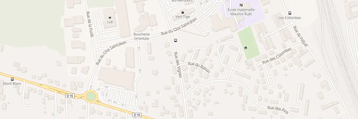 Plan du 14 Rue des Vignes à Saint-Pierre-lès-Nemours