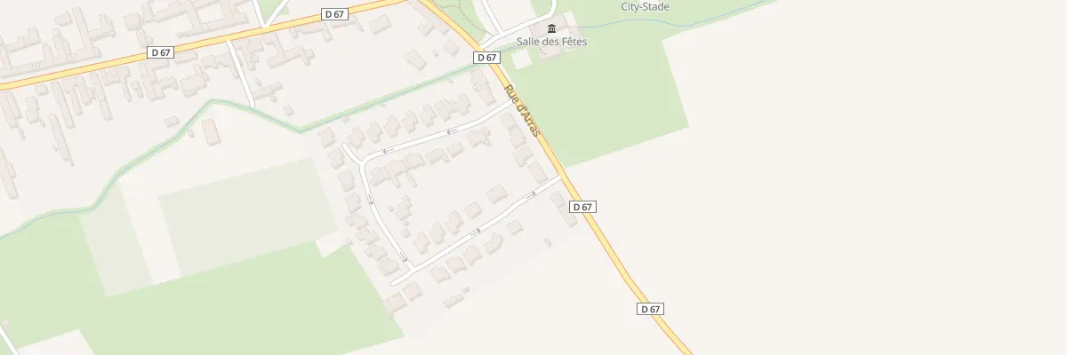 Plan du 64 Rue d’Arras à Berneville