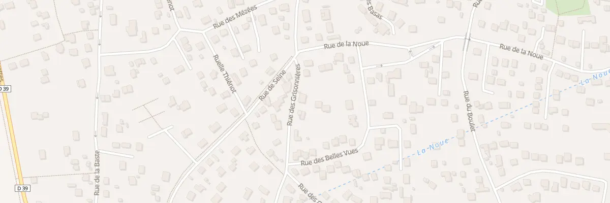 Plan du 61 Rue des Grisonnières à Vaux-le-Pénil