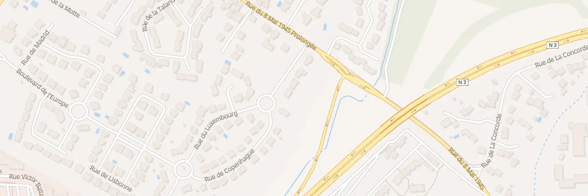 Plan du 7 Rue du Luxembourg à Claye-Souilly