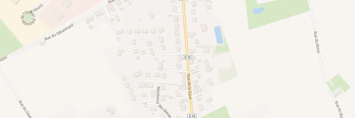 Plan du 1727 Rue de la Gare à Boeschepe