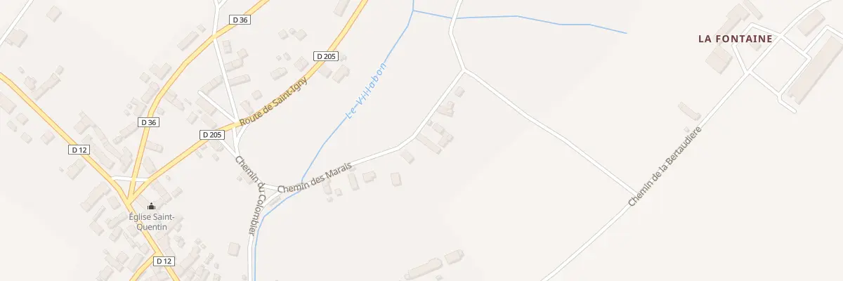 Plan du 12 Che des Marais à Villabon