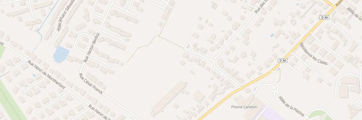 Plan du 9002 Rue Pierre de Coubertin à Claye-Souilly