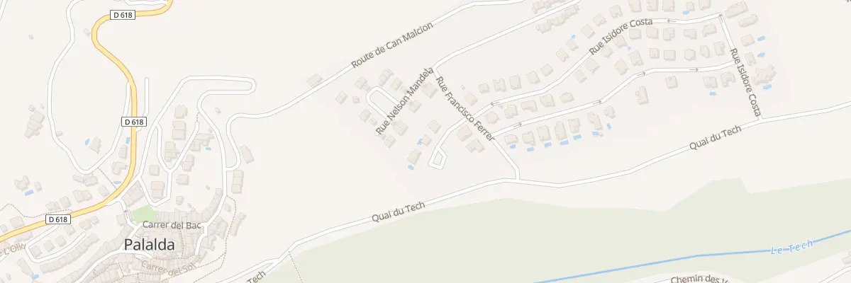 Plan du 6 Pas des Muriers à Amélie-les-Bains-Palalda