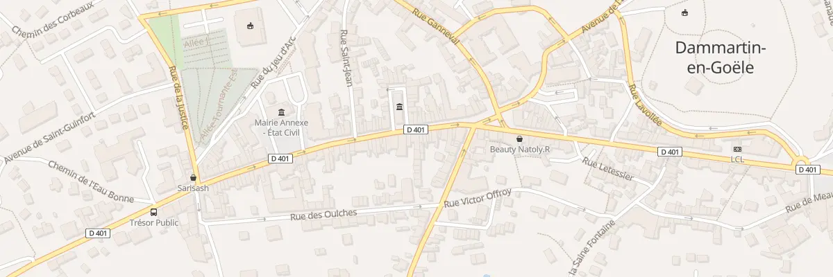 Plan du 90 Rue du Général de Gaulle à Dammartin-en-Goële