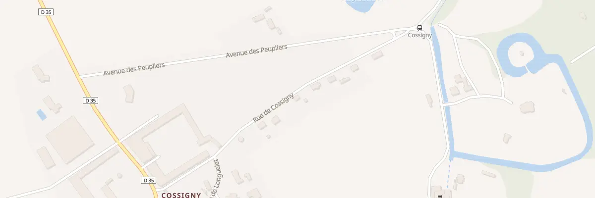 Plan du 4 Rue de Cossigny à Chevry-Cossigny