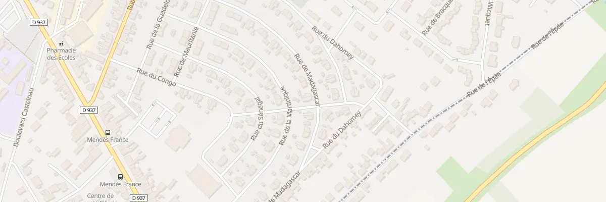 Plan du 63 Rue de Madagascar à Nœux-les-Mines