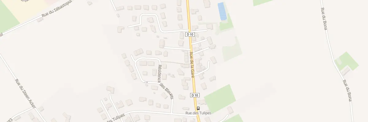 Plan du 1663 Rue de la Gare à Boeschepe