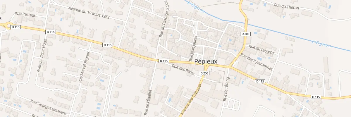 Plan du 35 Bd du Minervois à Pépieux