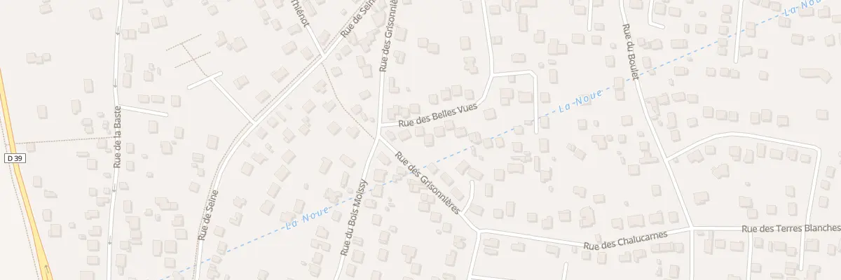 Plan du 40 Rue des Belles Vues à Vaux-le-Pénil