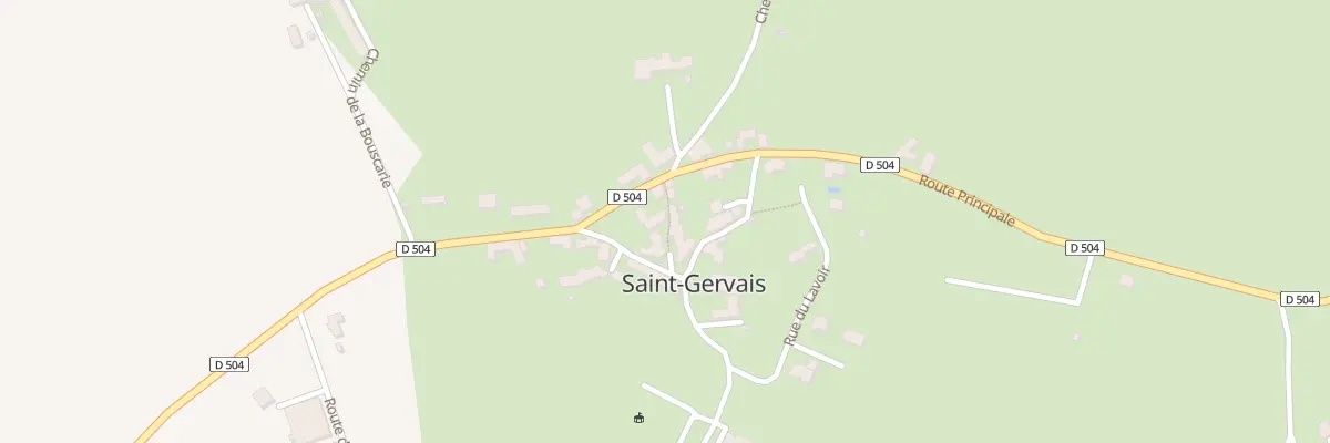 Plan du 5100 Saint Gervais à Saint-Symphorien-de-Thénières