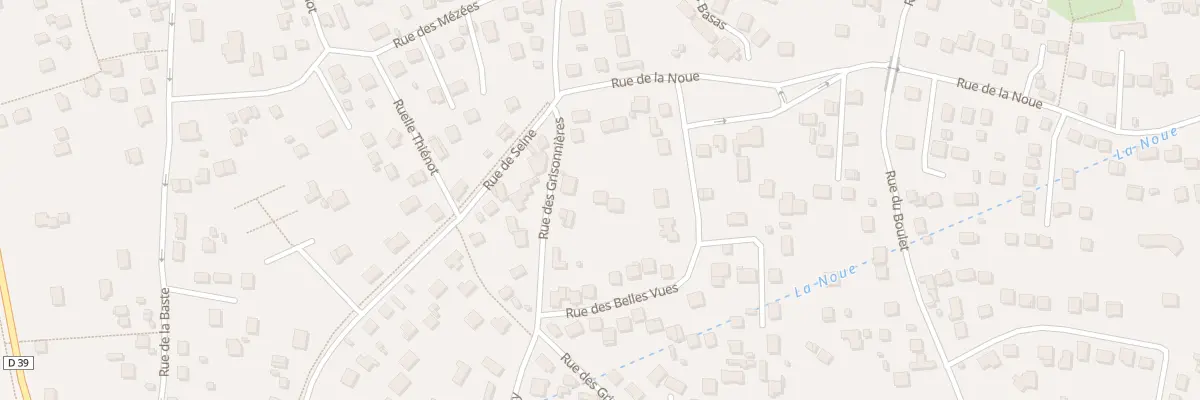 Plan du 53 Rue des Belles Vues à Vaux-le-Pénil