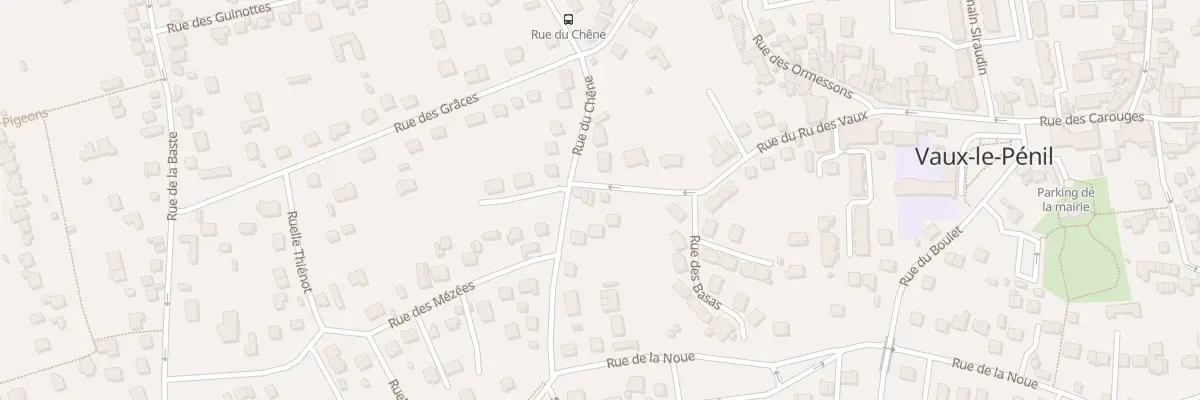 Plan du 26 Rue du Ru des Vaux à Vaux-le-Pénil