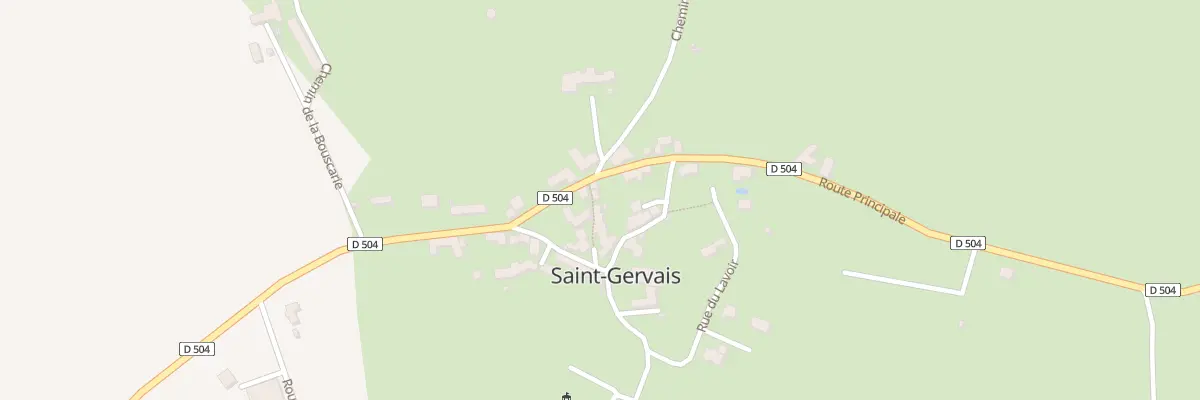 Plan du 5118 Saint Gervais à Saint-Symphorien-de-Thénières