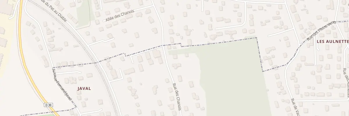 Plan du 64 Rue des Chanois à Livry-sur-Seine