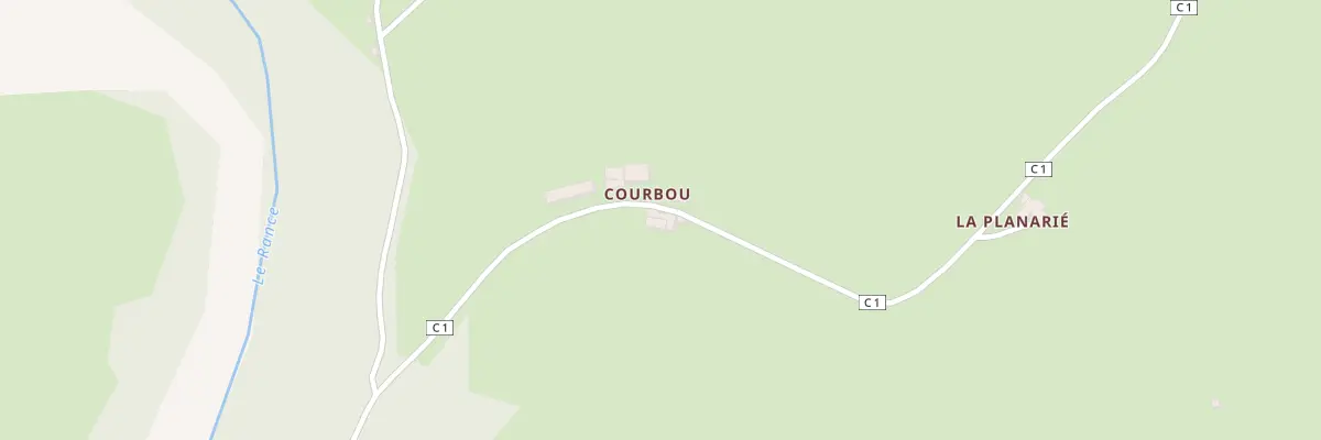 Plan du 5187 Courbou à Combret